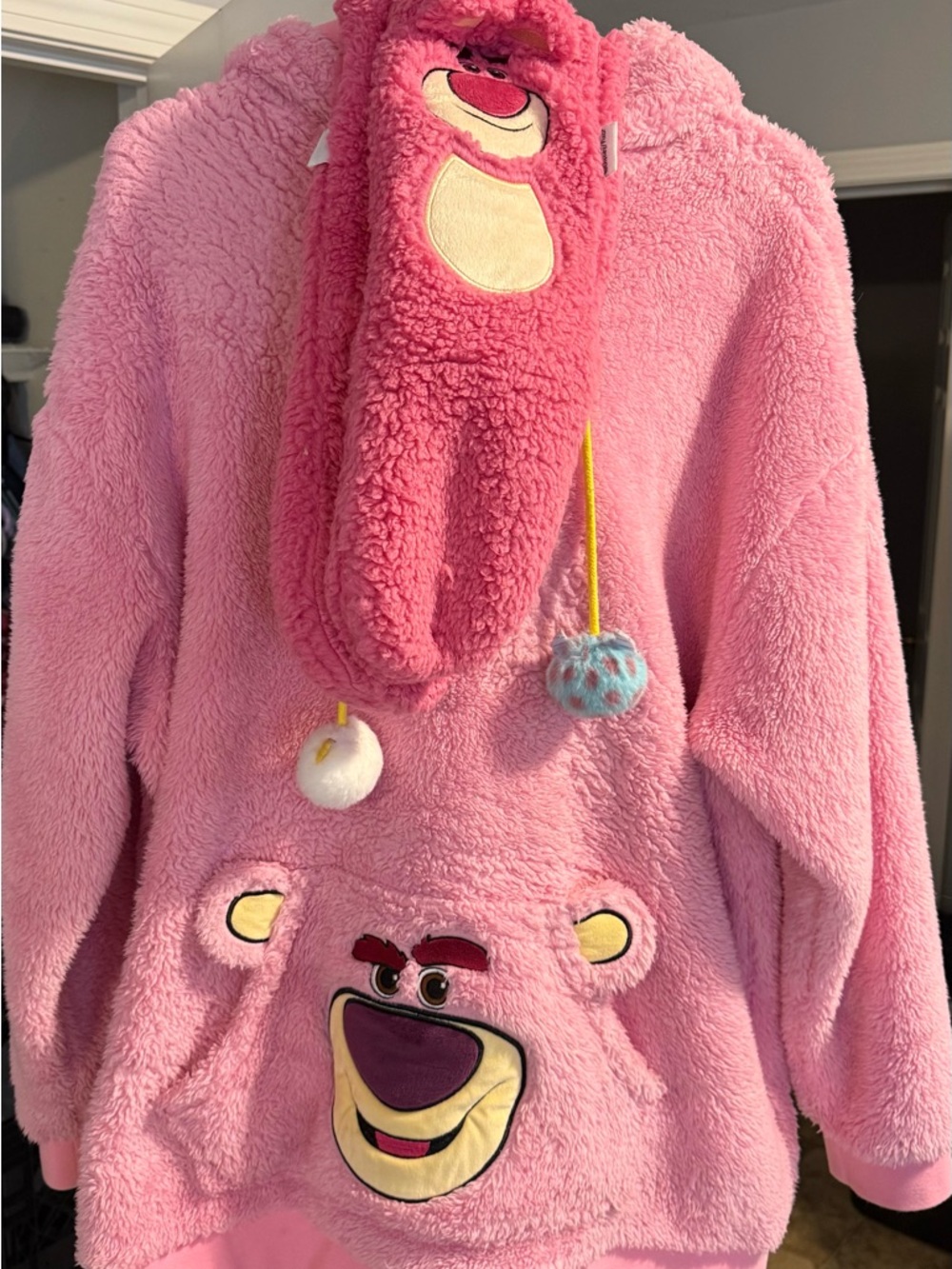 Disney Lotso Fleece Hoodie and Socks